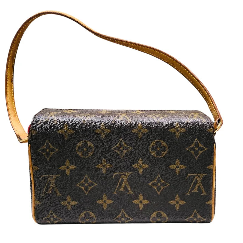 LOUIS VUITTON Recital Brown Monogram Handbag M51900 #OKB4006
