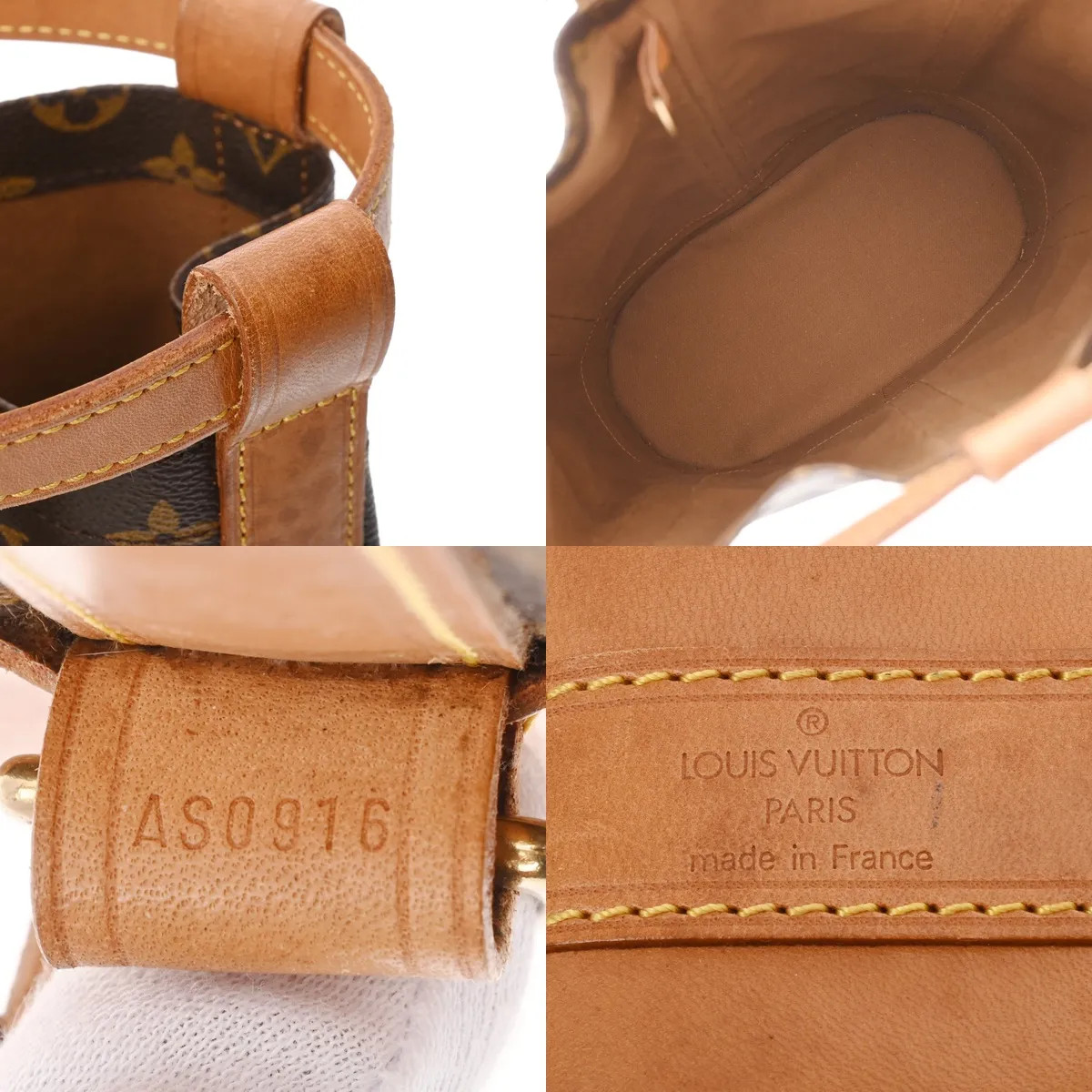 Louis Vuitton PM M42243 Shoulder Bag Monogram Canvas Brown #WB5519