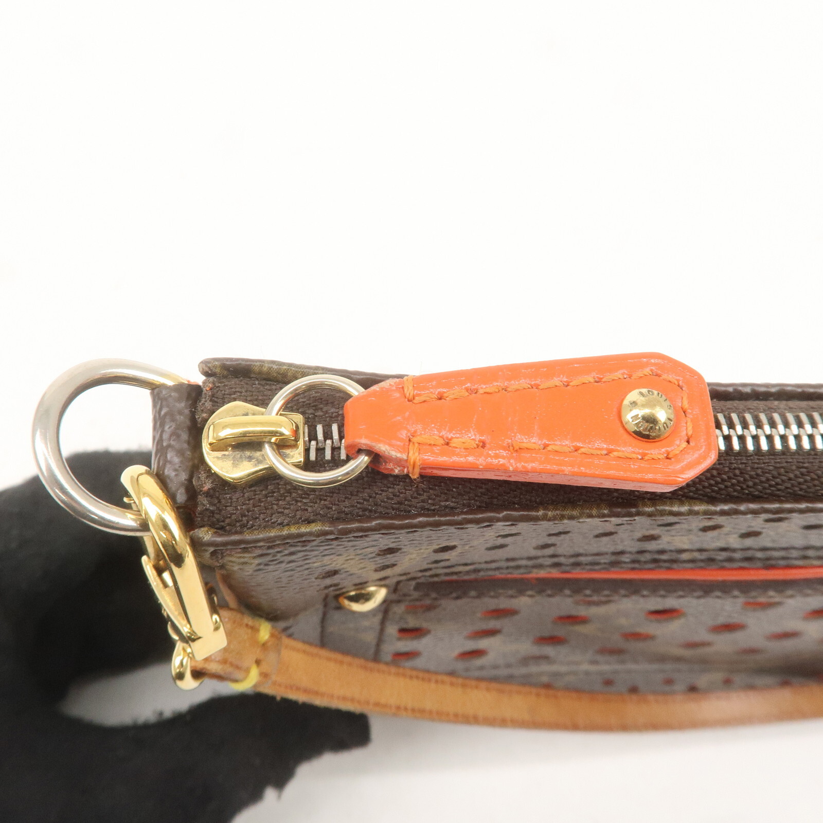 Louis Vuitton Monogram Perfo Pochette Accessoires M95185 Auth Used