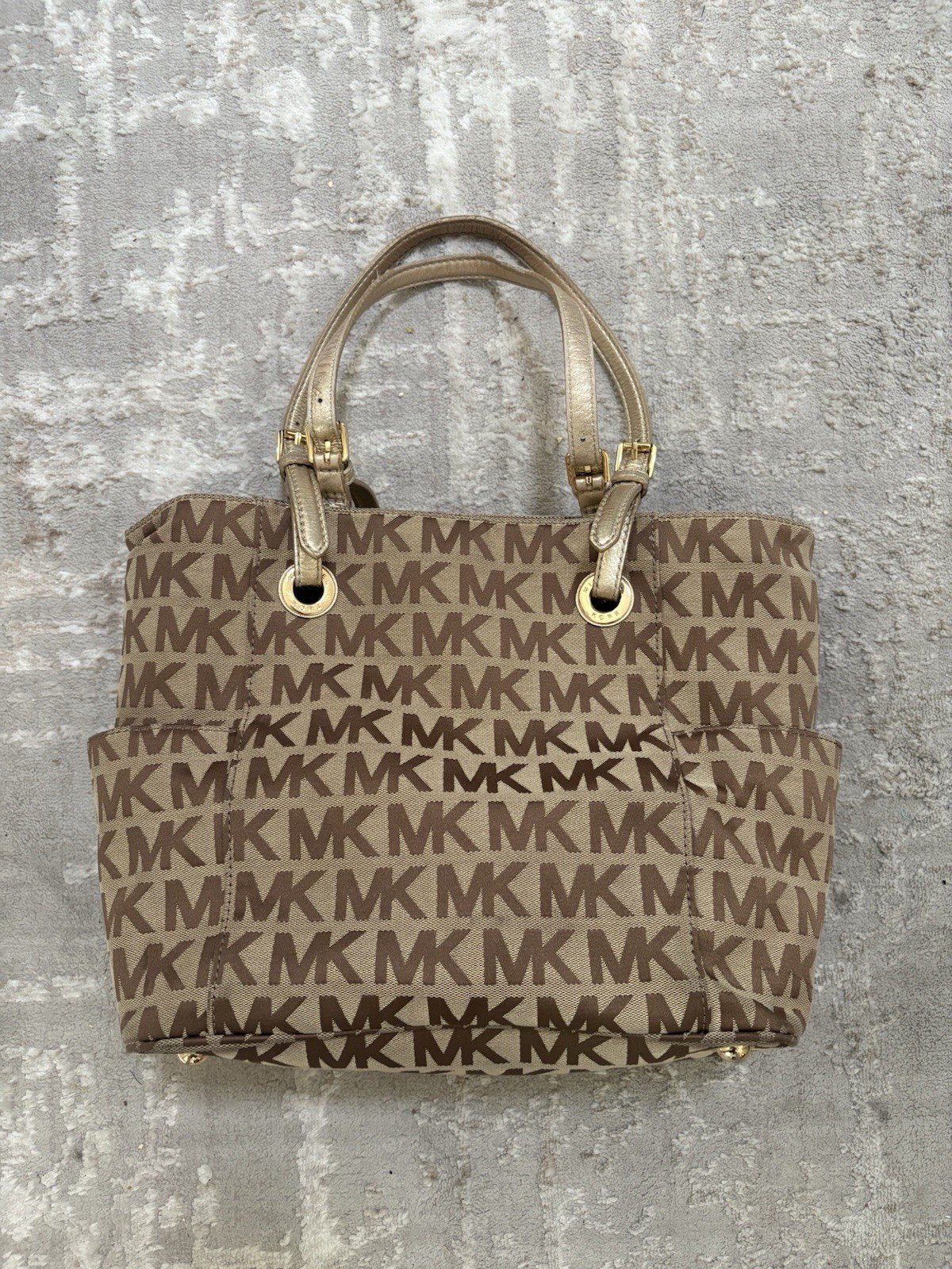 Y2K Michael Kors Signature Jacquard Tote