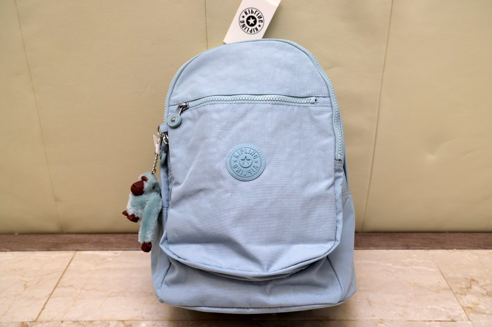Kipling KI0812 3EC Serene Green Challenger Backpack NWT