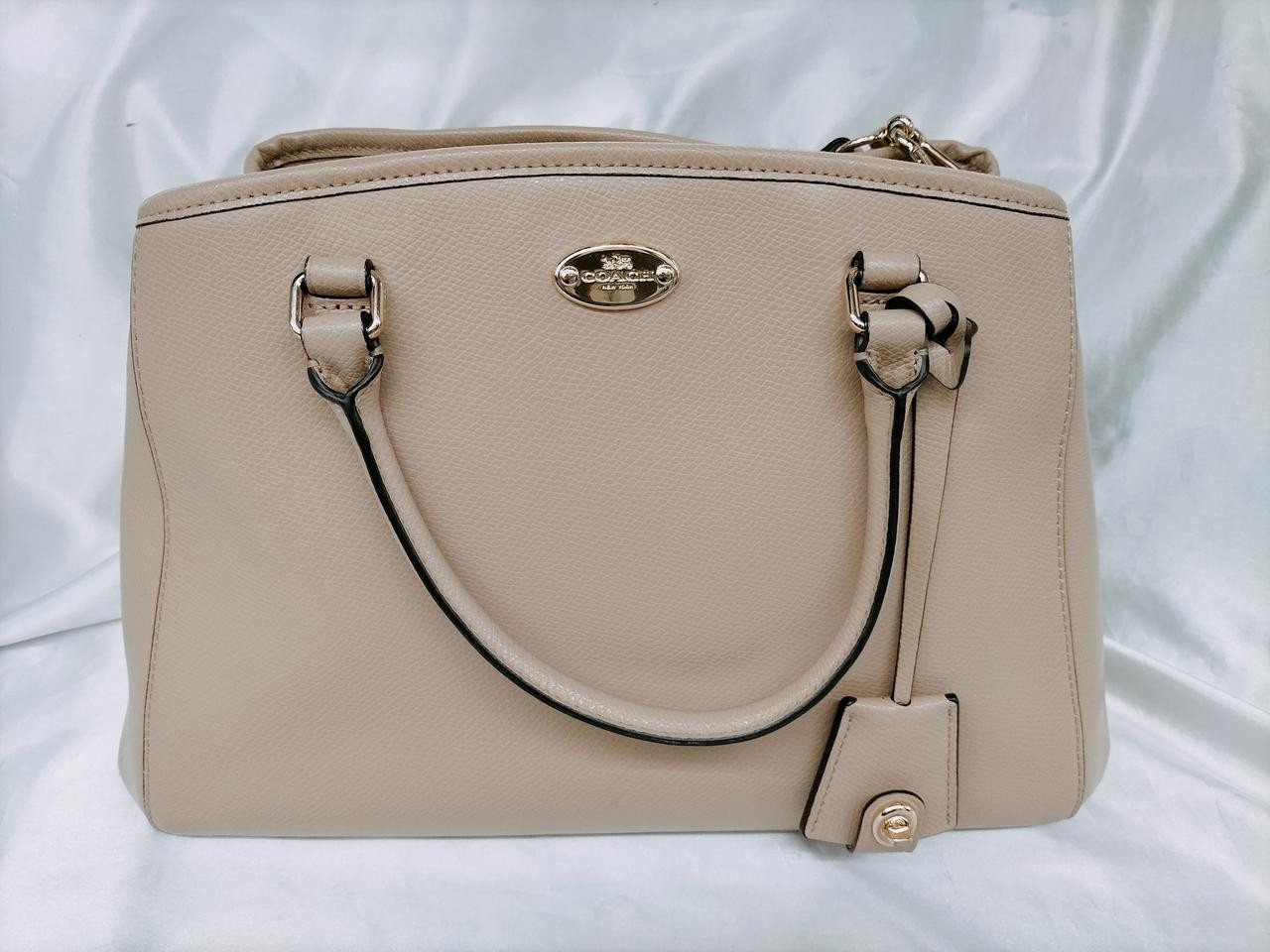COACH 2WAY Shoulder Bag 13.4 x 9.3 x 4.3 in Pre-Owned Japan F/S USED