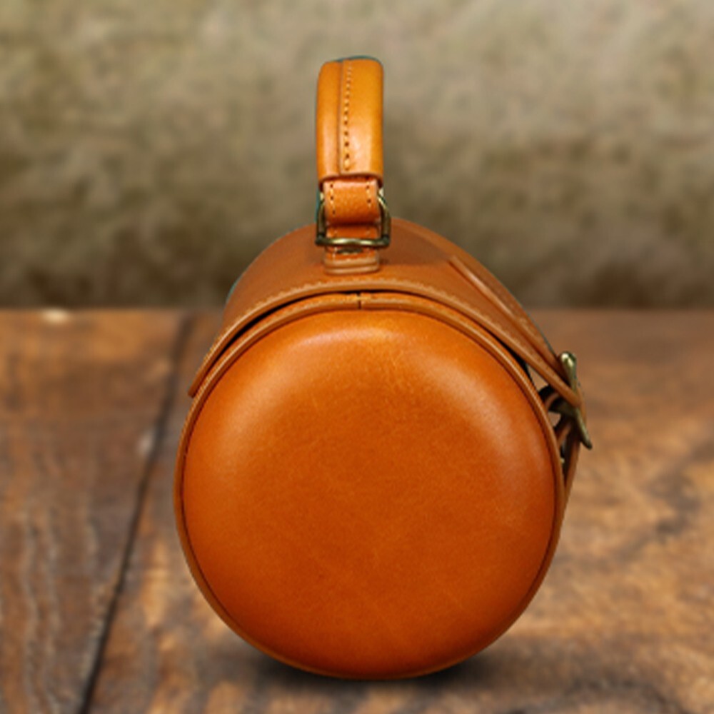 Genuine Leather Small Bag for Women Vintage Satchel Shoulder Crossbody Bag