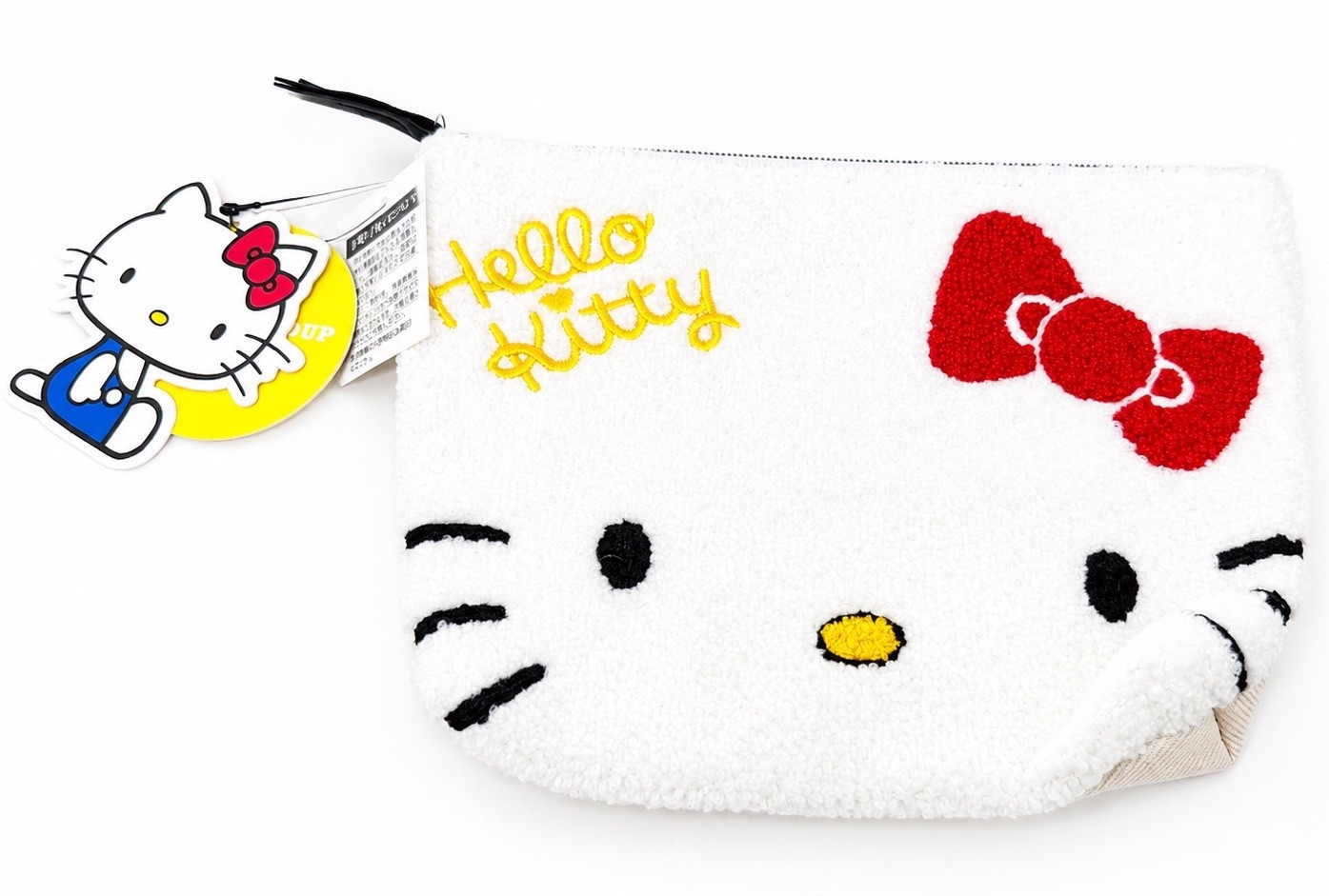 Hello Kitty Sagara Embroidered Pouch Large Clutch Bag Japan Exclusive Y2K New