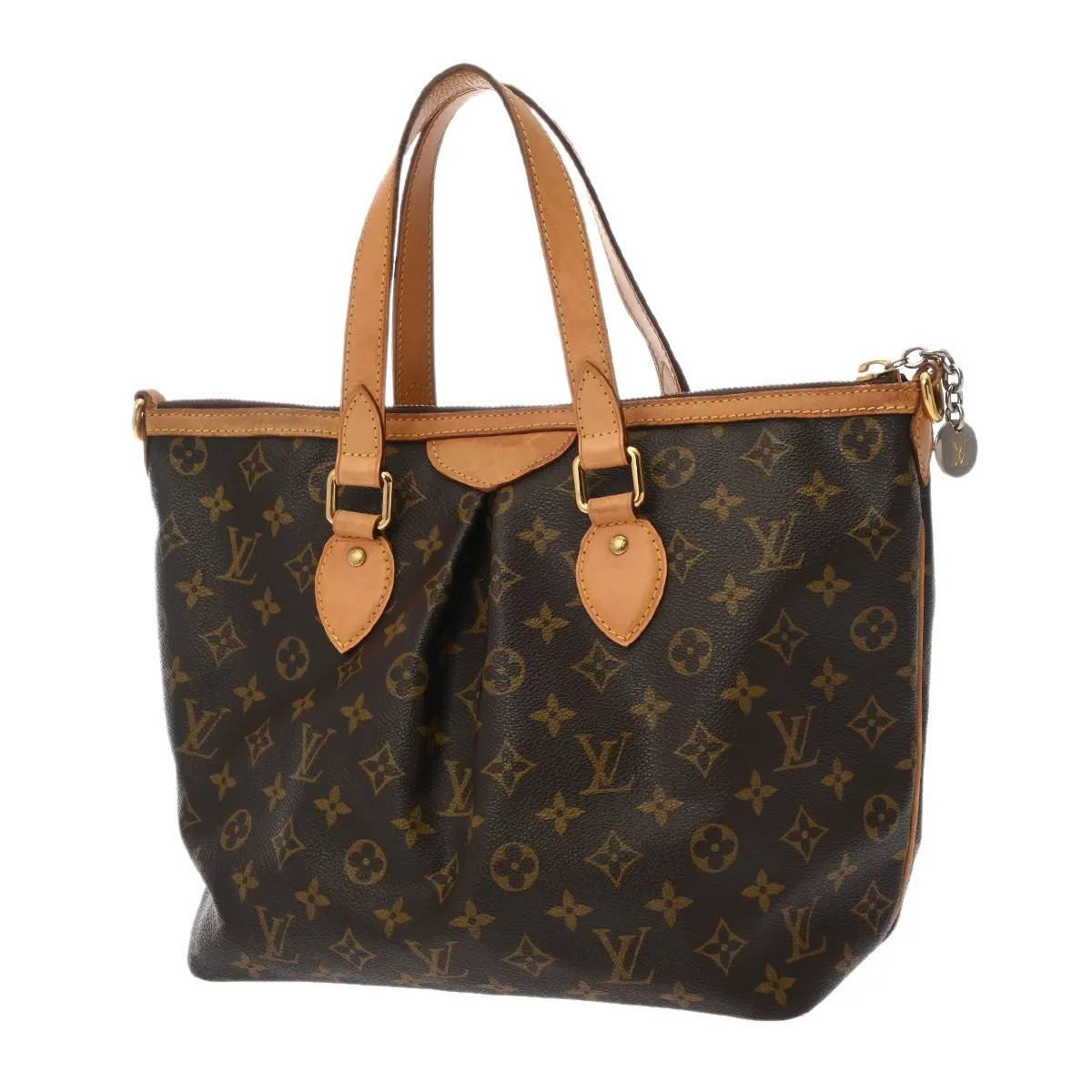 Louis Vuitton PM 2WAY M40145 Handbag Monogram Canvas Brown #WB5500
