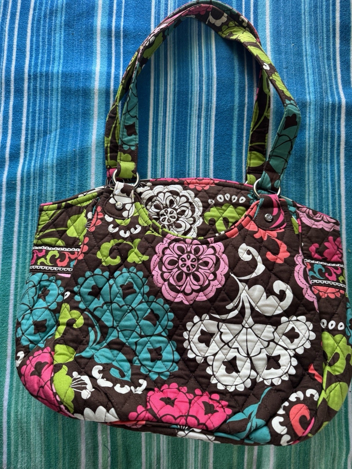 Vera Bradley Glenna – Lola – Satchel Shoulder Bag Purse