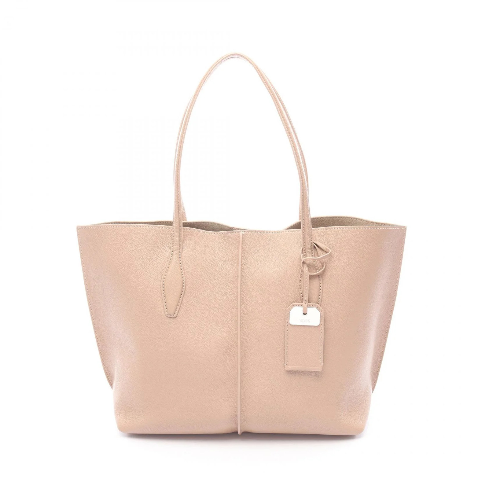 TOD’S JOY Tote Bag Beige Leather #RCB2505