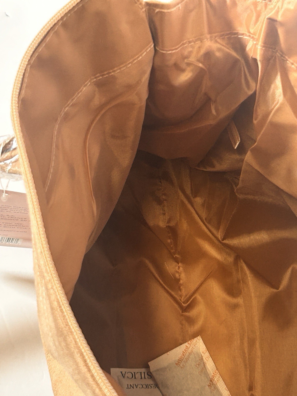 Jessica Simpson Fancy Tan Faux Suede Tote Shoulder Handbag New With Tag