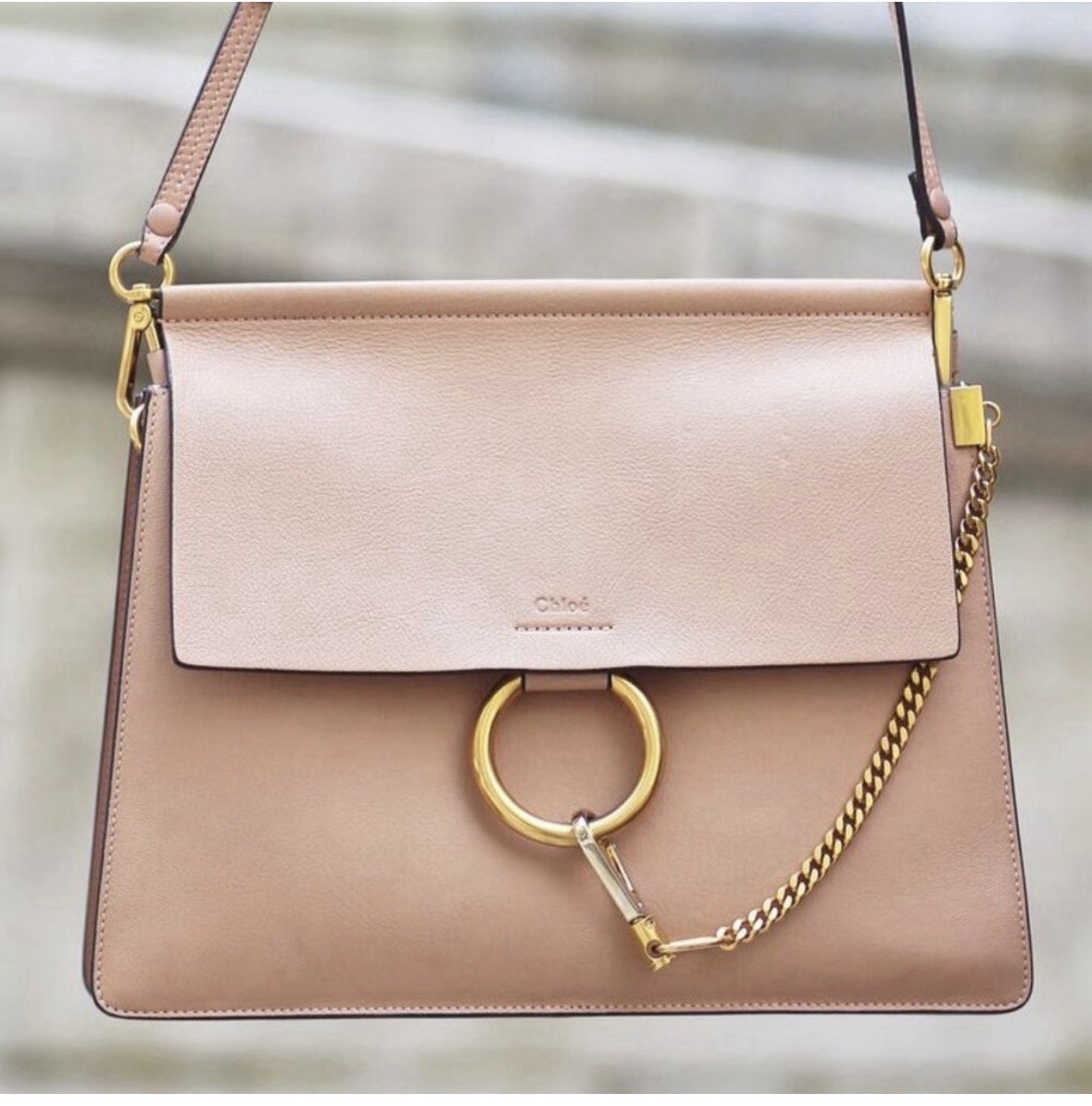 Authentic Chloe Faye Medium in Motty Beige Excellent Condition ORG. $1,950