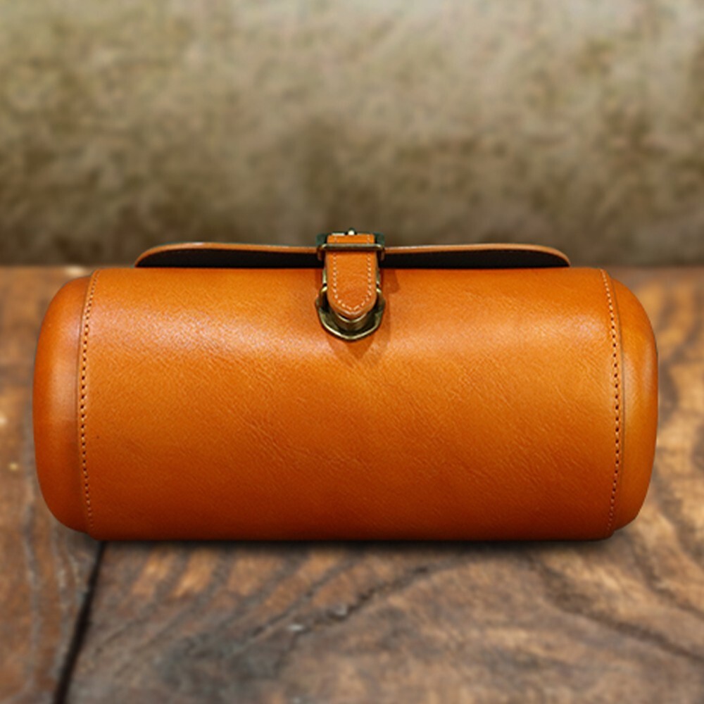 Genuine Leather Small Bag for Women Vintage Satchel Shoulder Crossbody Bag