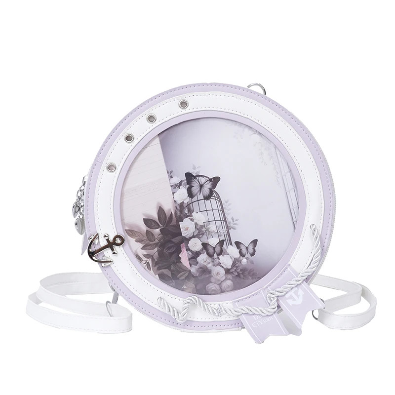 Y2K Ita Bag Kawaii Transparent Shoulder Crossbody Harajuku Backpack