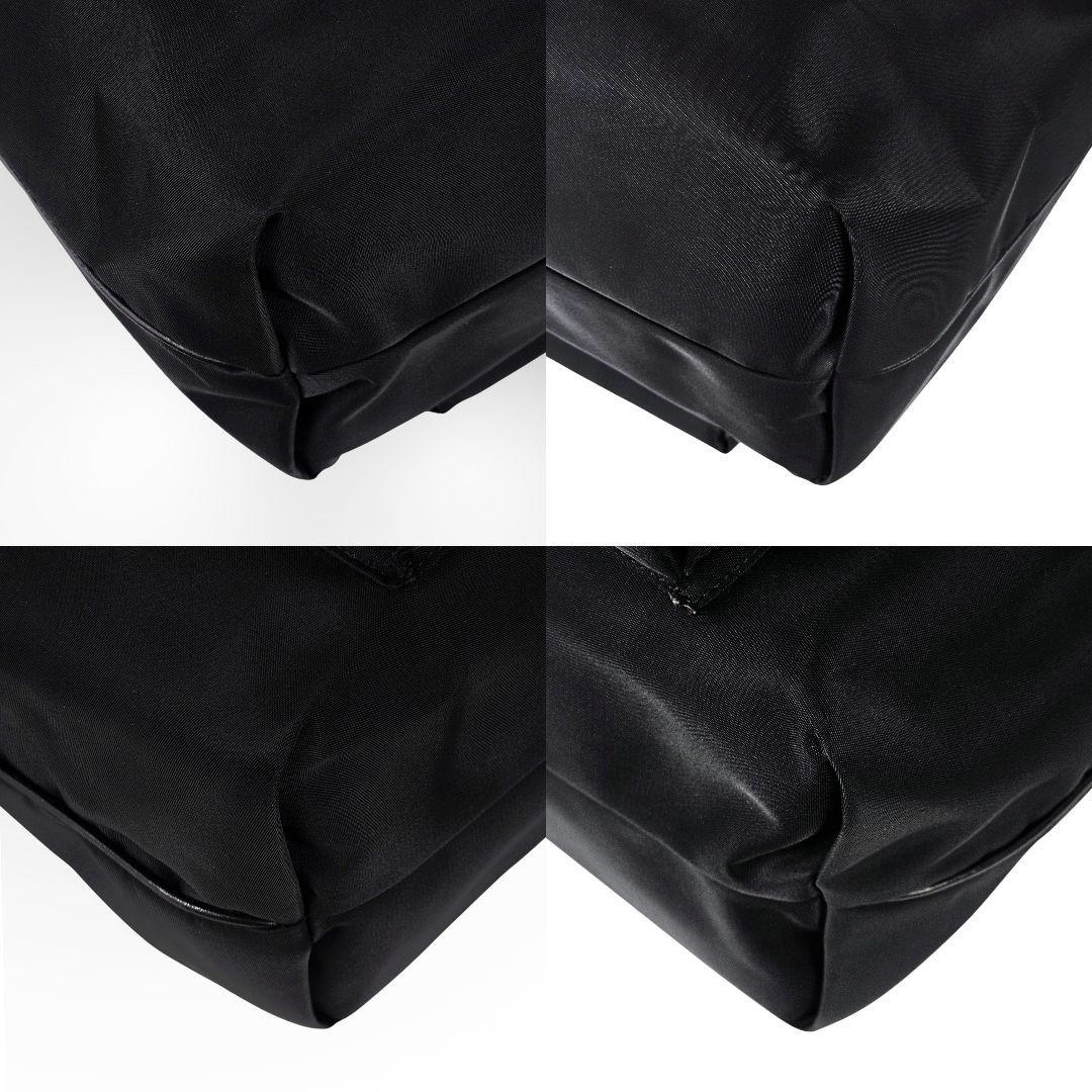 Versace Drawstring shoulder bag Medusa Nylon Leather Size: W: 11.8× H:11.8 in.