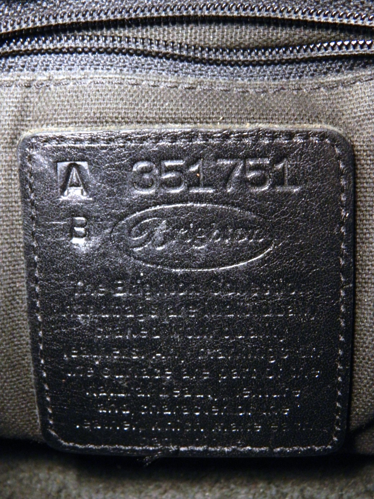 Brighton Collection Black Brown Leather Moc Croc Shoulder Bag Purse Woven Strap
