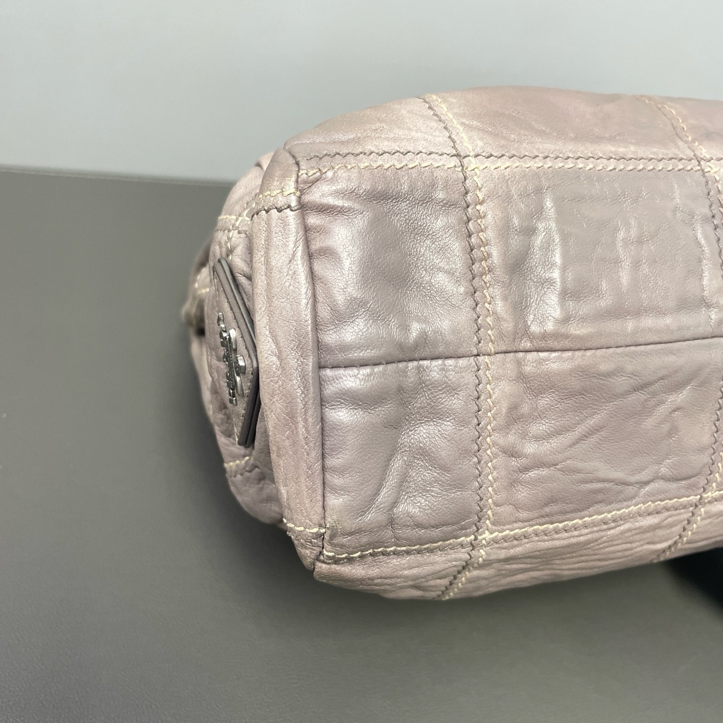 Prada Pre-Owned Authentic Luxury Handbag Purple Free Tracked Shipping