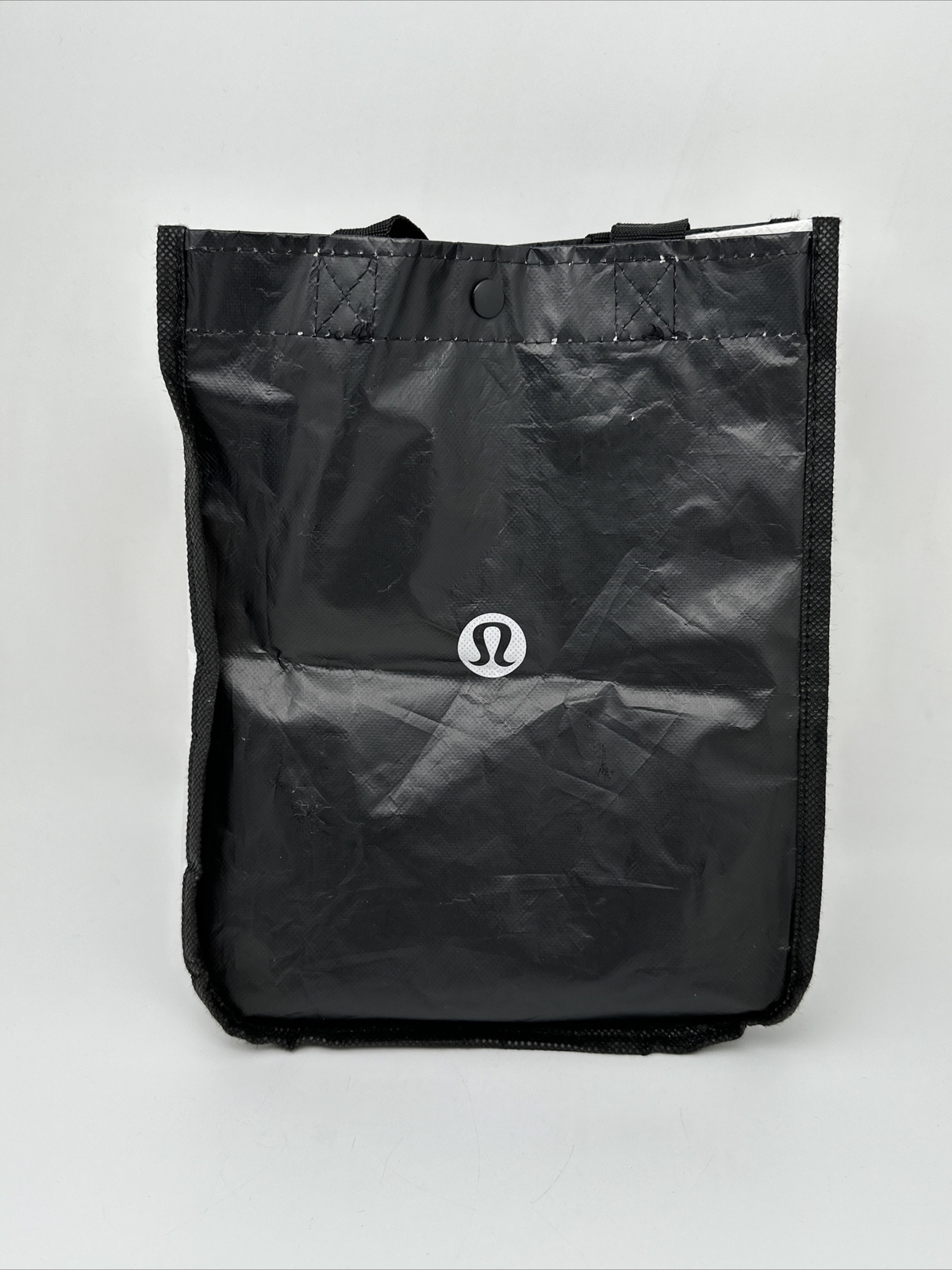 Lululemon Black Reusable Tote Bag Small- 11 In- Used….