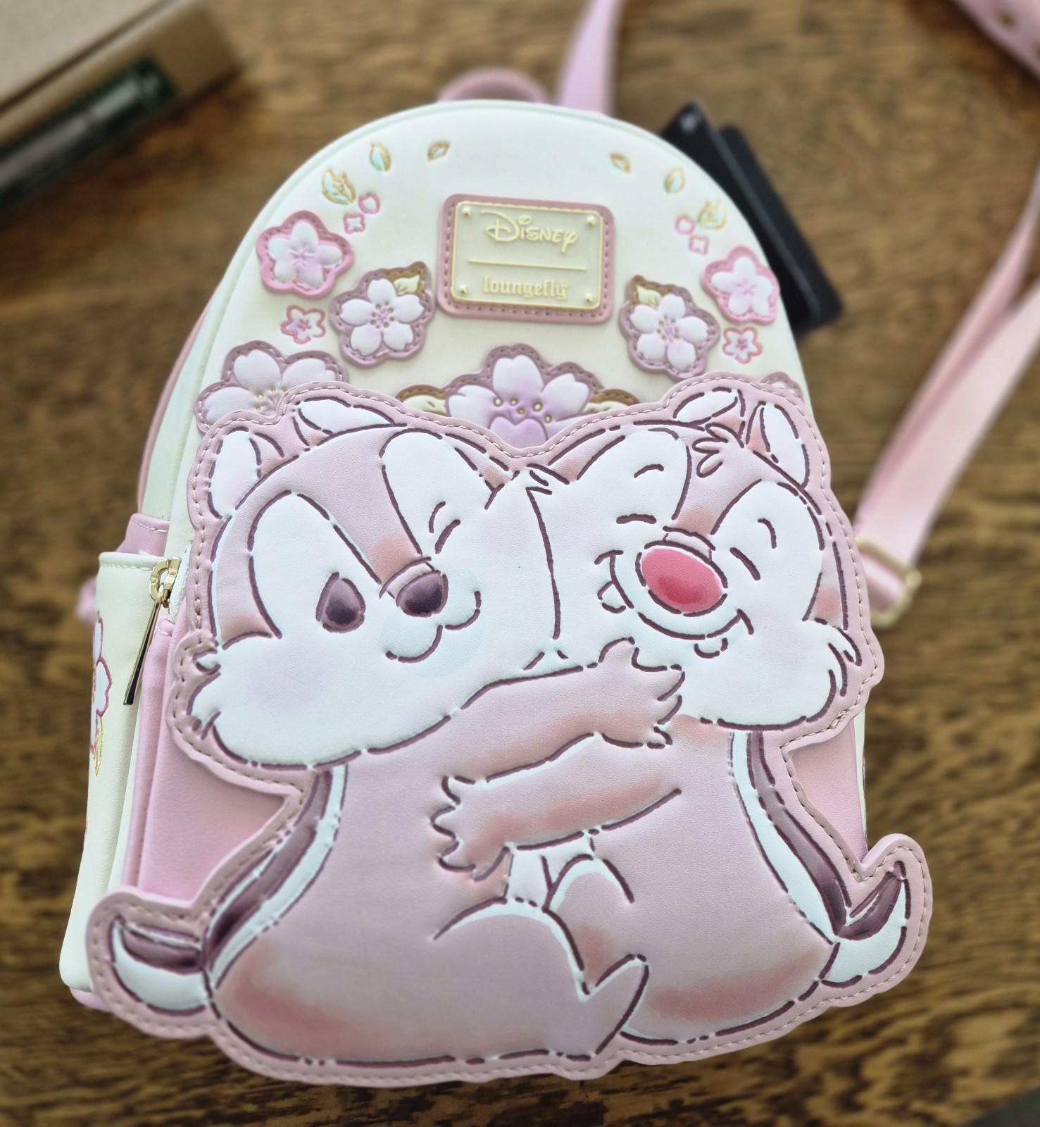 Loungefly Disney Chip ‘N’ Dale And Cherry Blossom Mini Backpack New