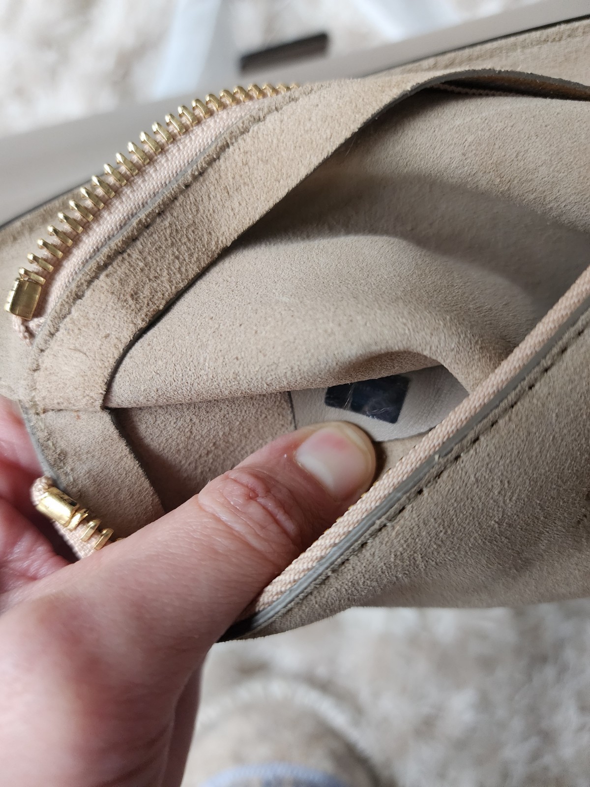 $1950 Brand New 100% Authentic Chloe Faye Motty Gray Shoulder Bag