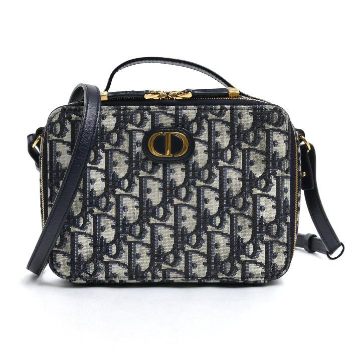 DIOR Bag: Trotter Oblique 30 Montaigne S2141UTZQ_M928 Beige/Navy W19.5H13D5.5cm;