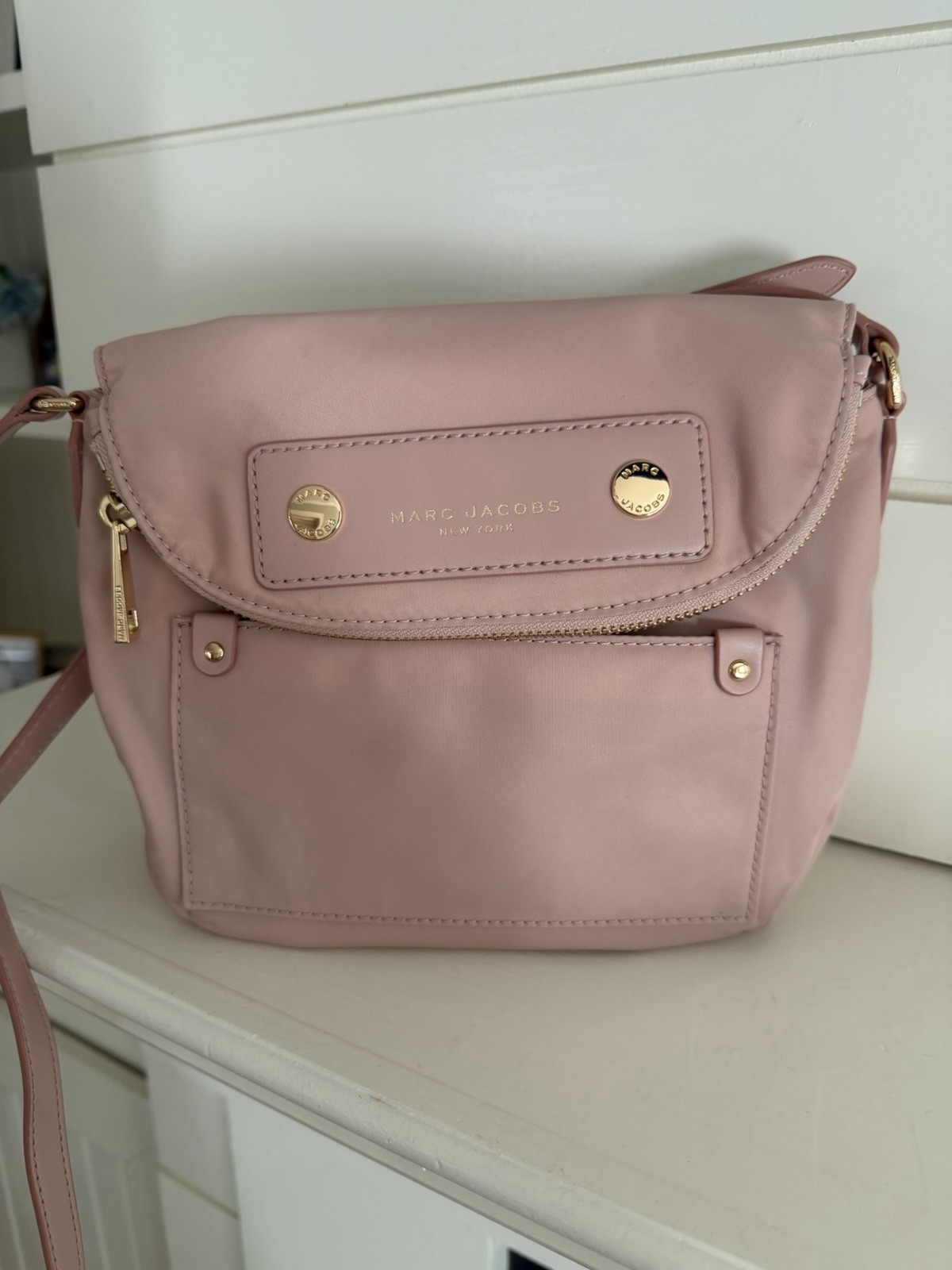 Marc Jacobs The Snapshot Small Crossbody Bag – New Pink