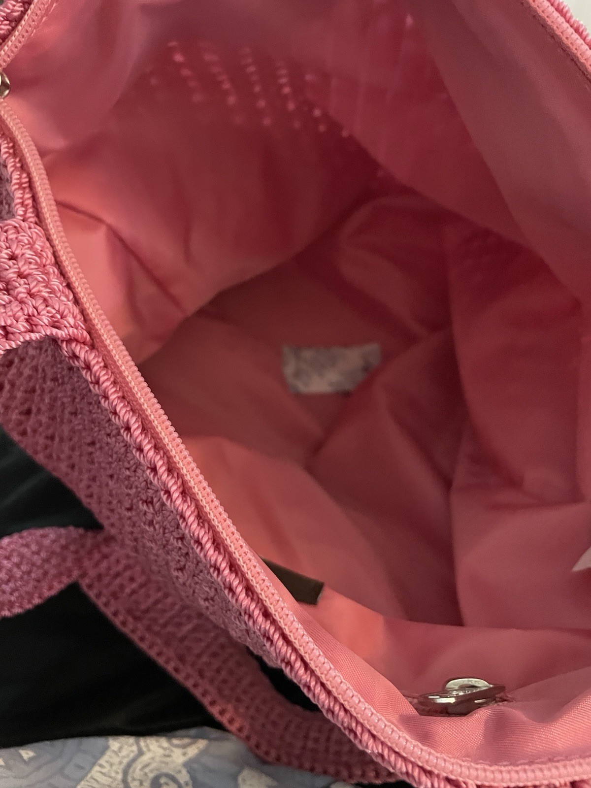 NWT The Sak Purse/pocketbook-med Size Tote- Hot Pink Colored-zippered Top-