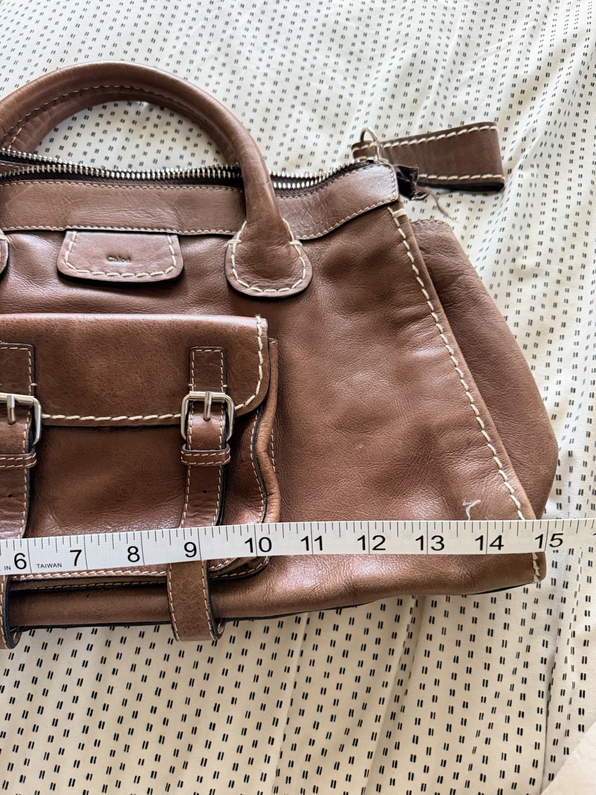 Chloé Edith Shoulder Bag Medium Brown Leather