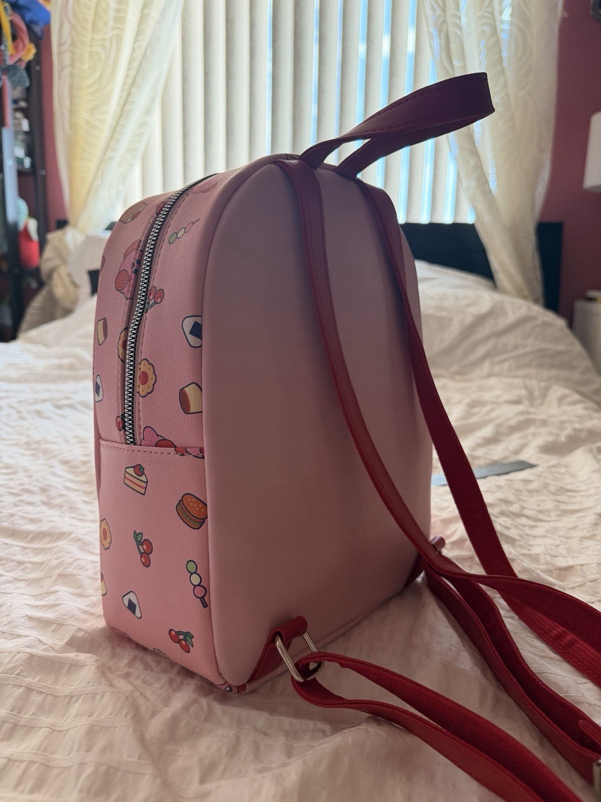 Official Bioworld Kirby Food Pink Mini Backpack – Hot Topic Exclusive