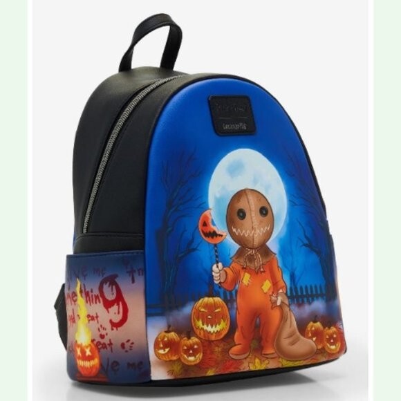 Loungefly Trick ‘R Treat Glow In The Dark Sam Halloween Mini Backpack