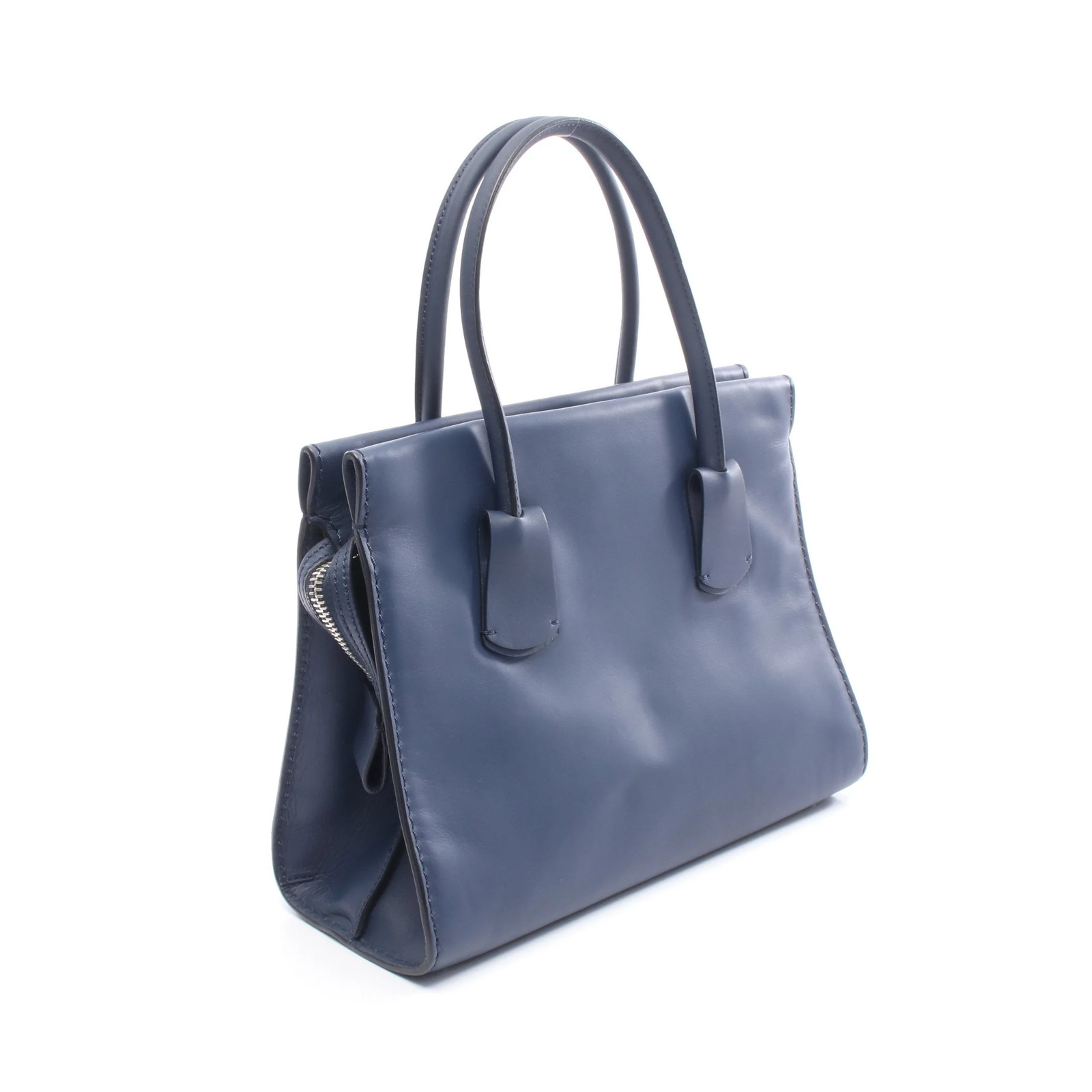 TOD’S NOTE Tote Bag Navy Leather #RCB1644
