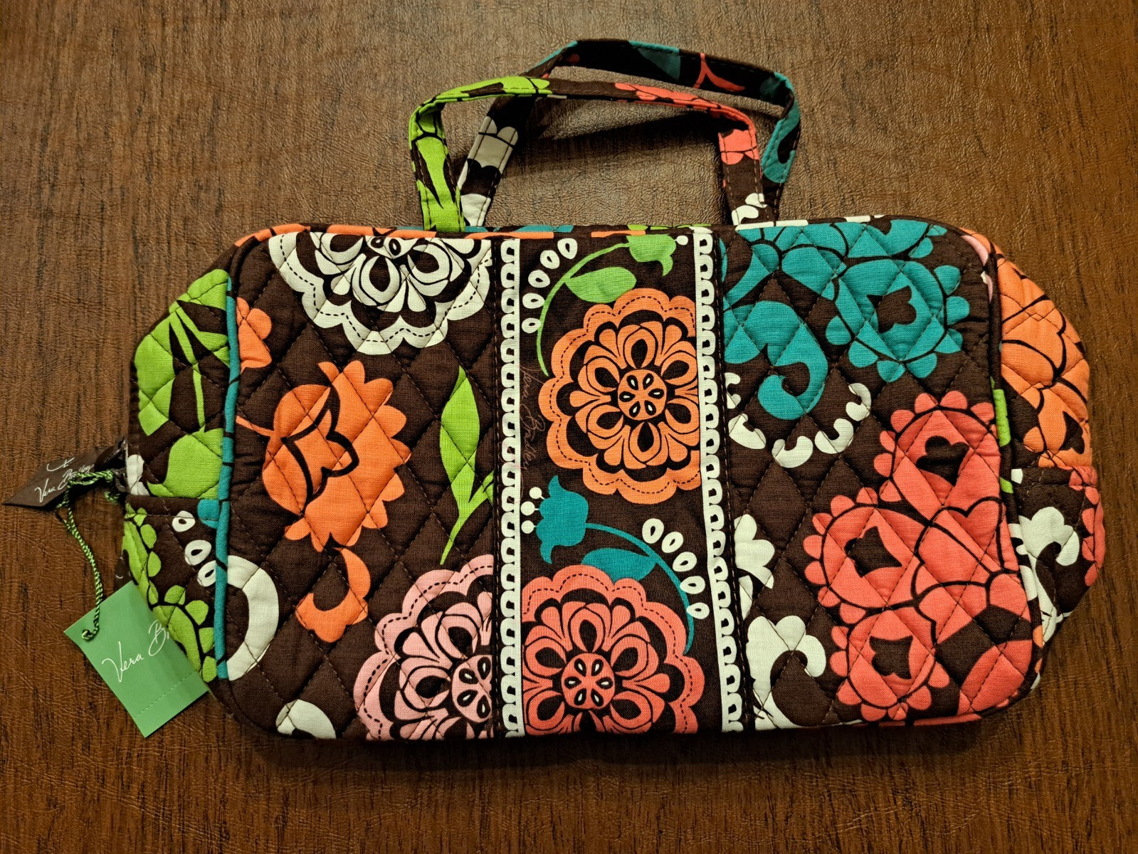 Vera Bradley Retired “Lola” Grand Cosmetic Bag; new with tag