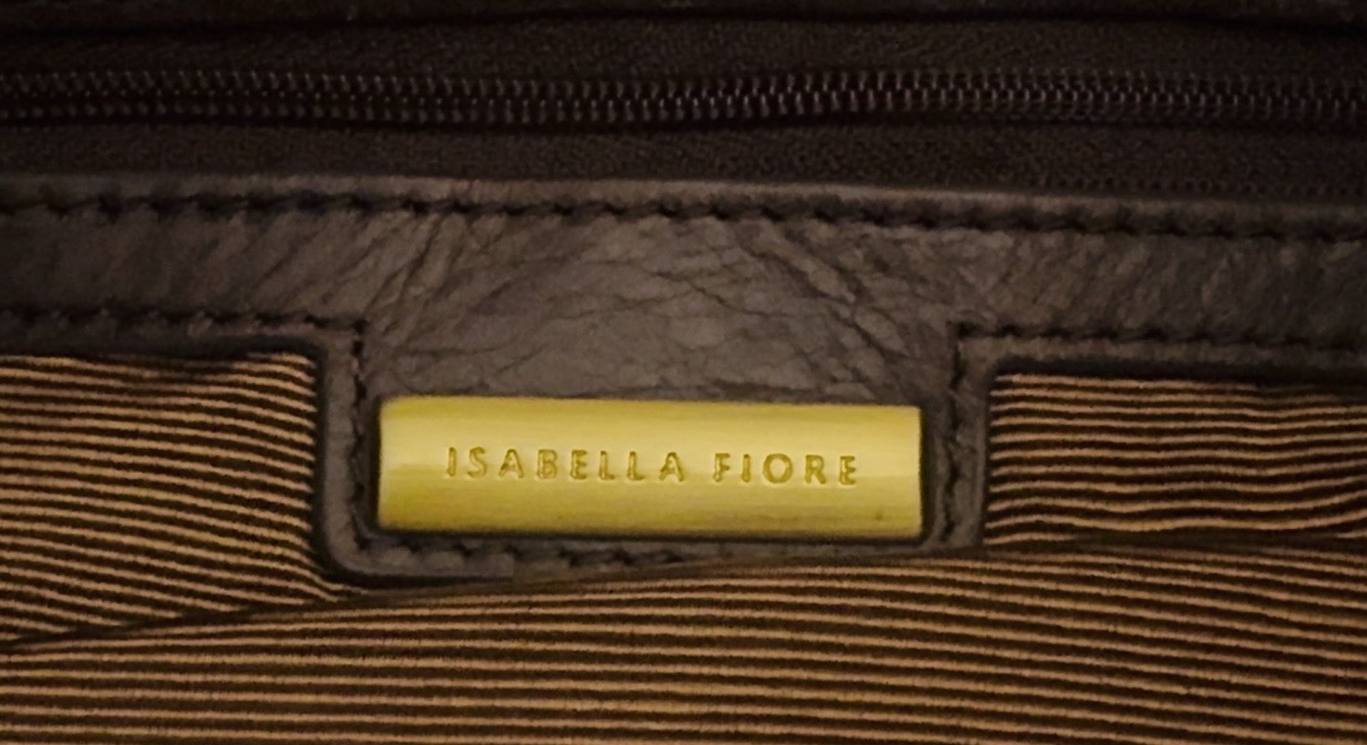 Vintage Isabella Fiore Large Beaded Tote Bag