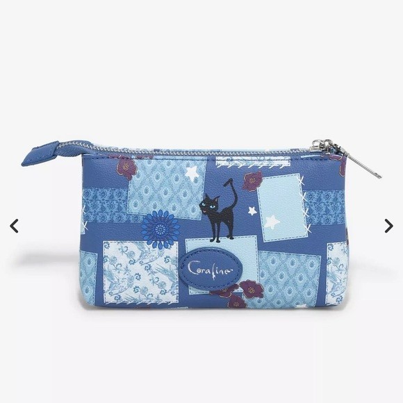Coraline Patchwork Denim Mini Backpack, Wallet, & Cosmetic Bag – Exclusive