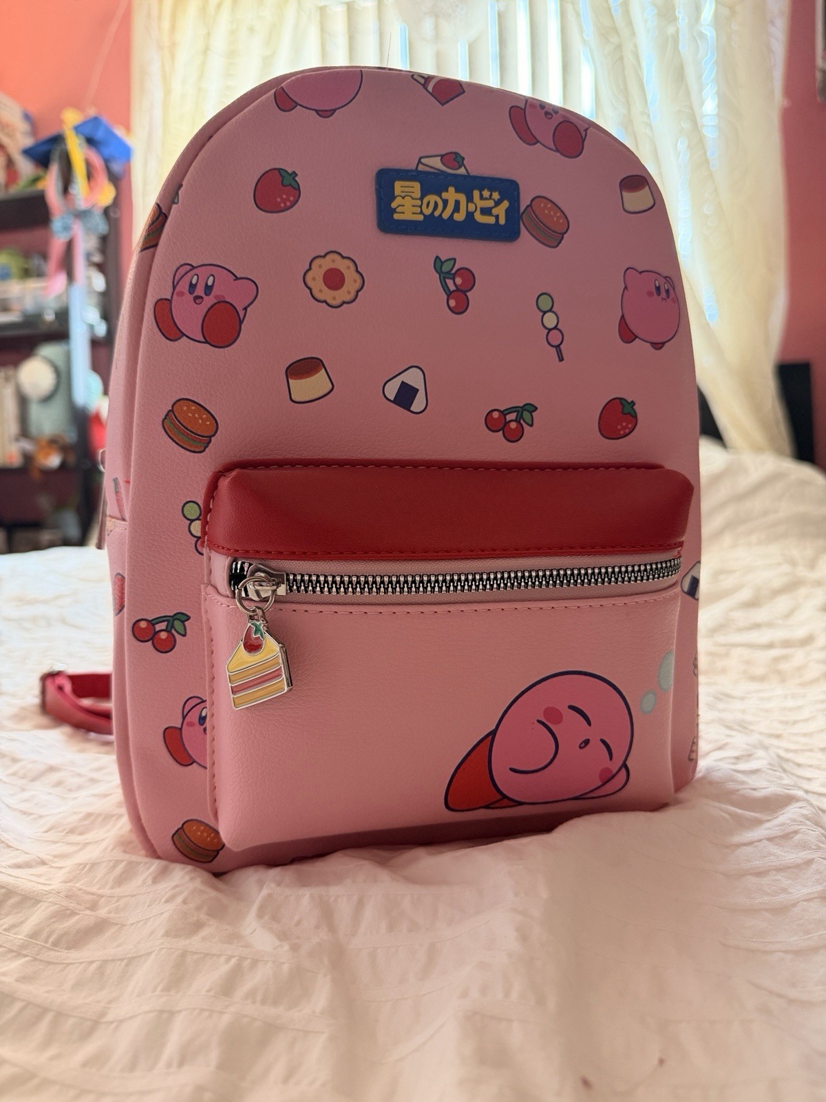 Official Bioworld Kirby Food Pink Mini Backpack – Hot Topic Exclusive