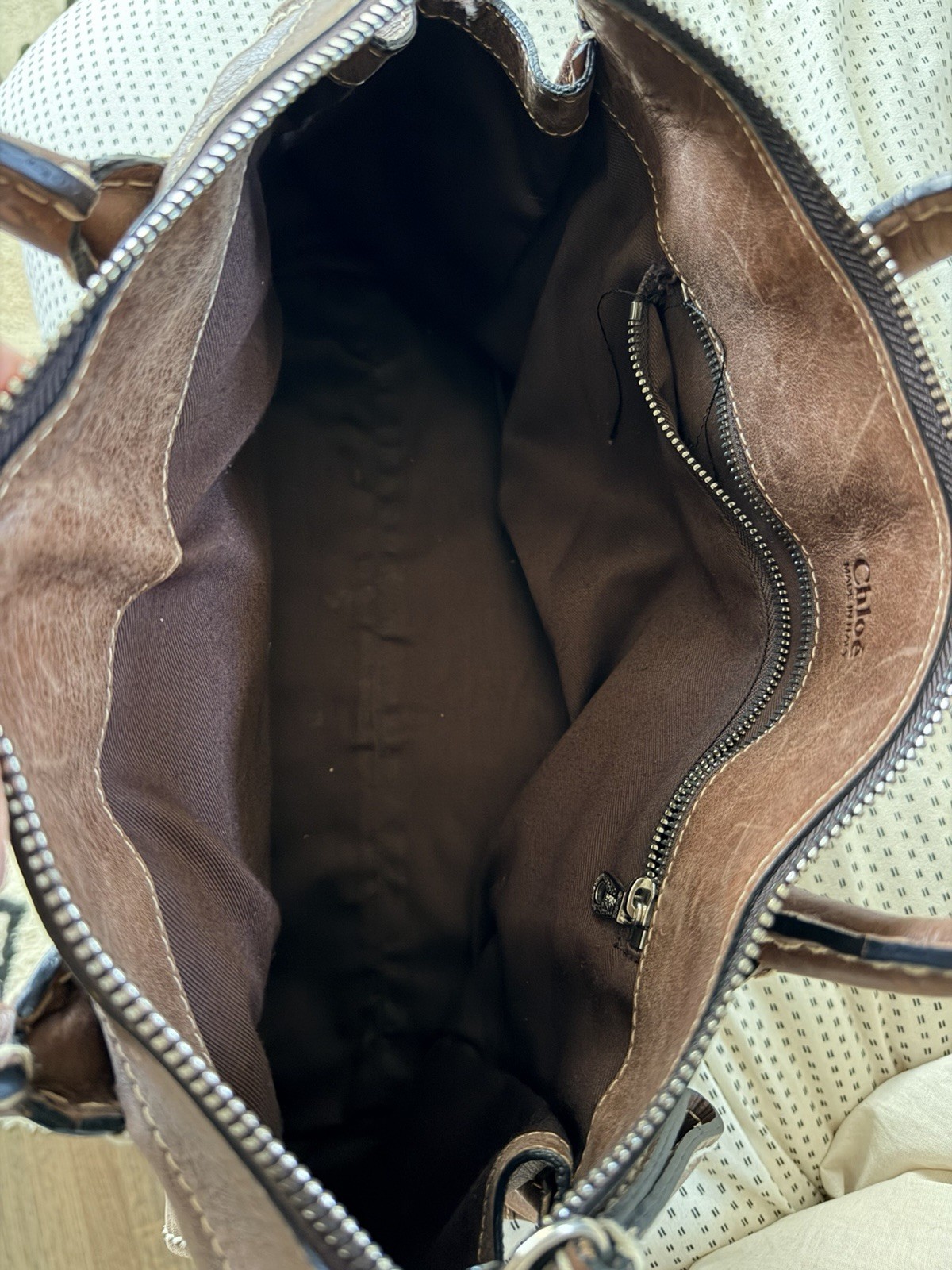 Chloé Edith Shoulder Bag Medium Brown Leather