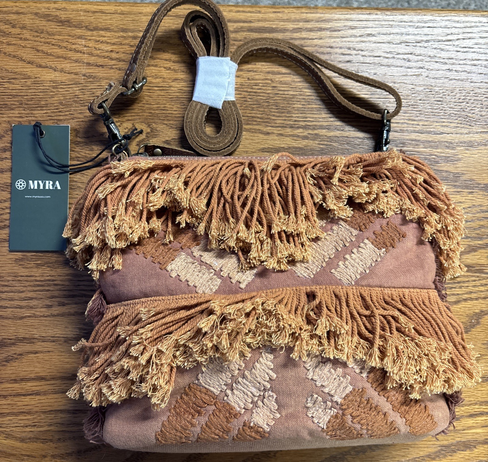 Myra Sunset Fringe Shoulder bag S-11274 NWT