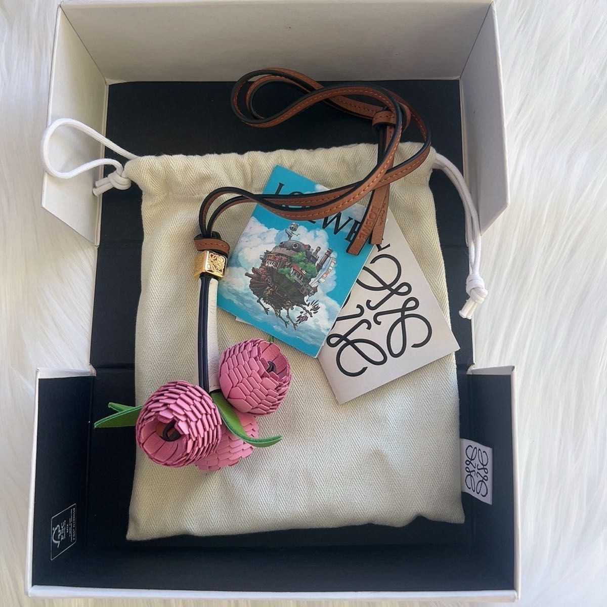 Loewe x Studio Ghibli Howl’s Moving Castle Markl Bouquet Bag Charm from Japan