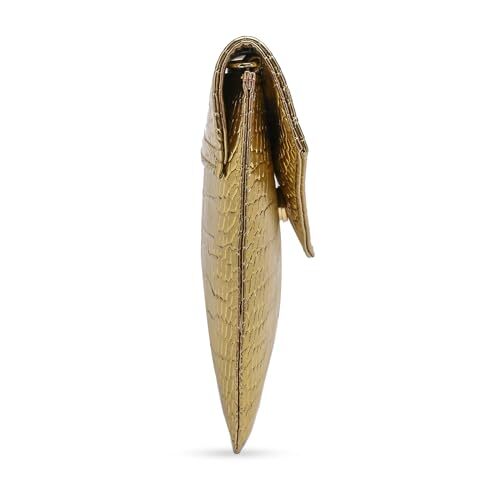 Envelope Clutch Purse Leather Handbag Evening Bag with Chain Wedding Party Prom