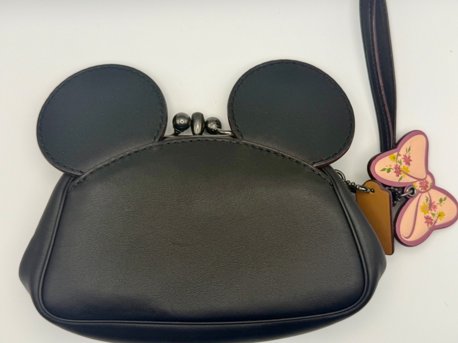 Coach X Minnie Mouse Ears Kisslock Wristlet