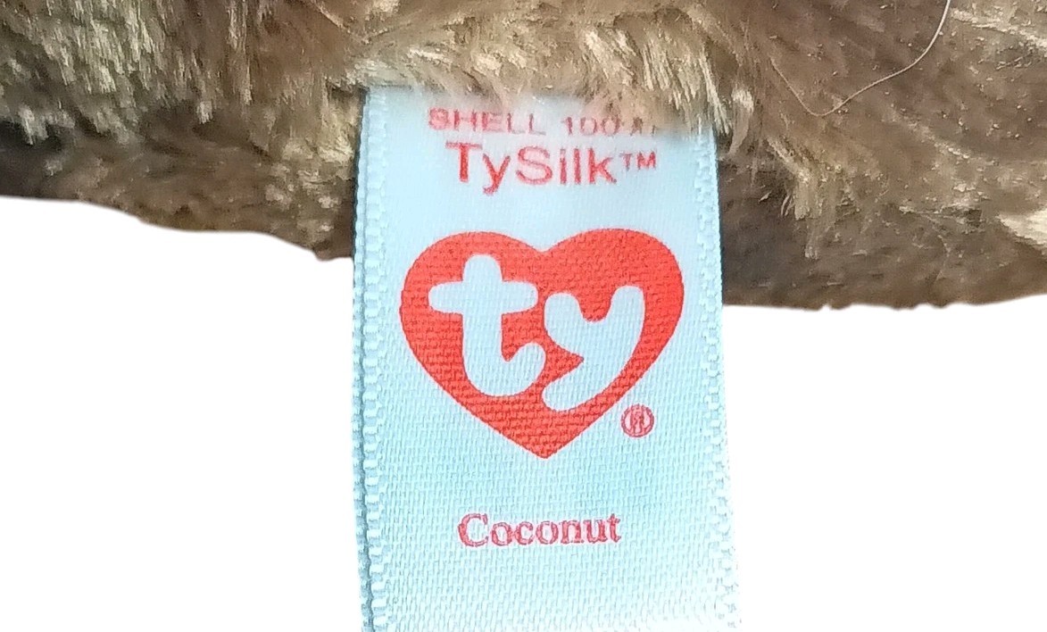 Ty Fashion “Coconut” the Monkey Plush Purse Shoulder Bag Adjustable Strap Zipper