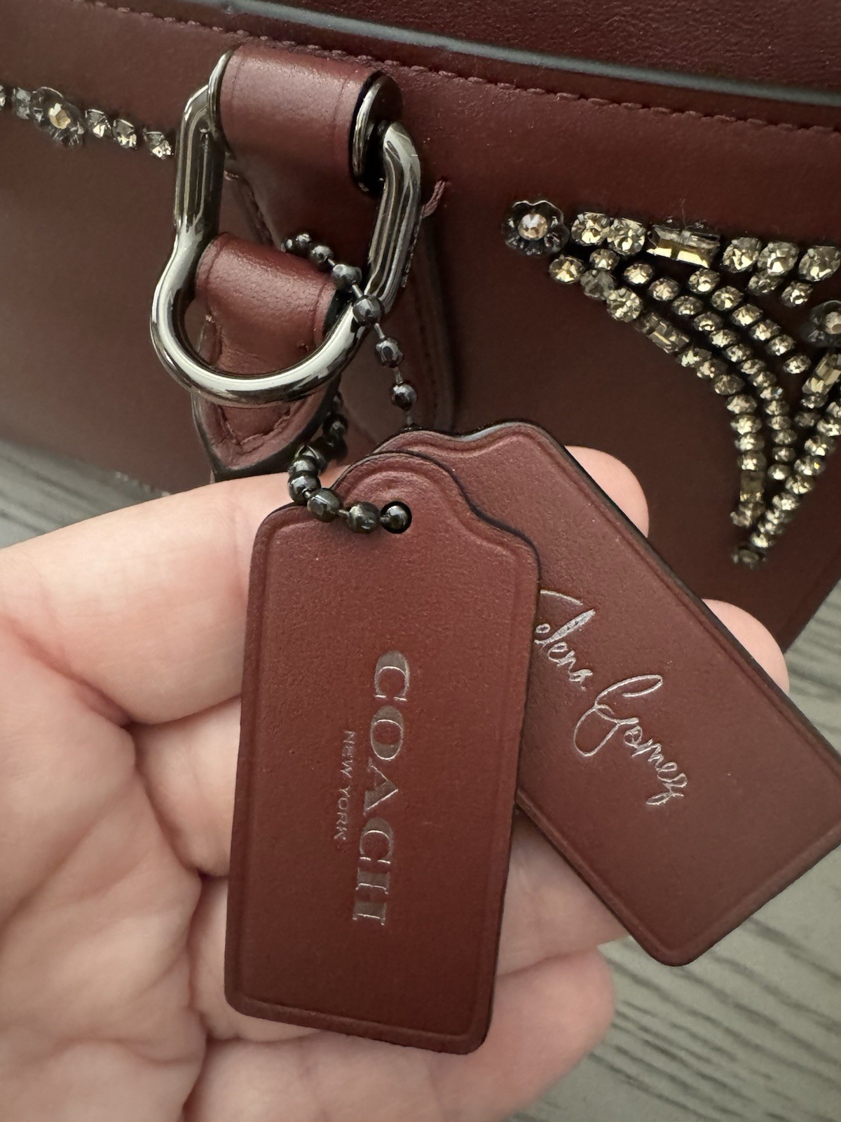Coach X Selena Gomez Bond Bag With Crystals Embellishment No. E1880-39289