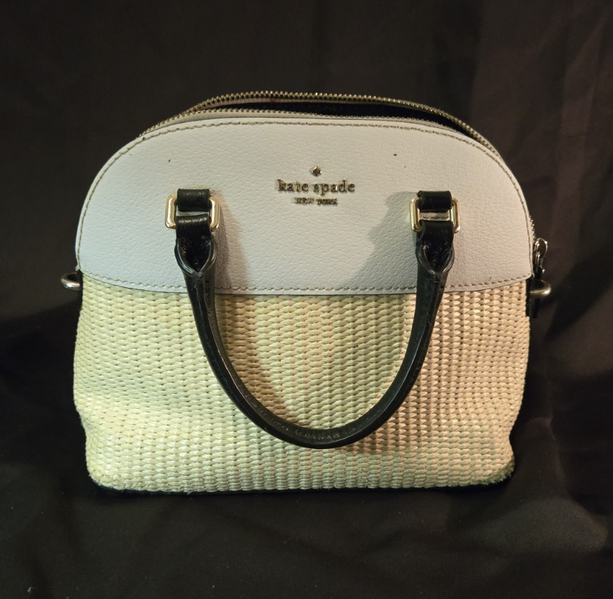 Kate Spade New York Small Satchel Top Handle Zip Bag, Detachable Strap