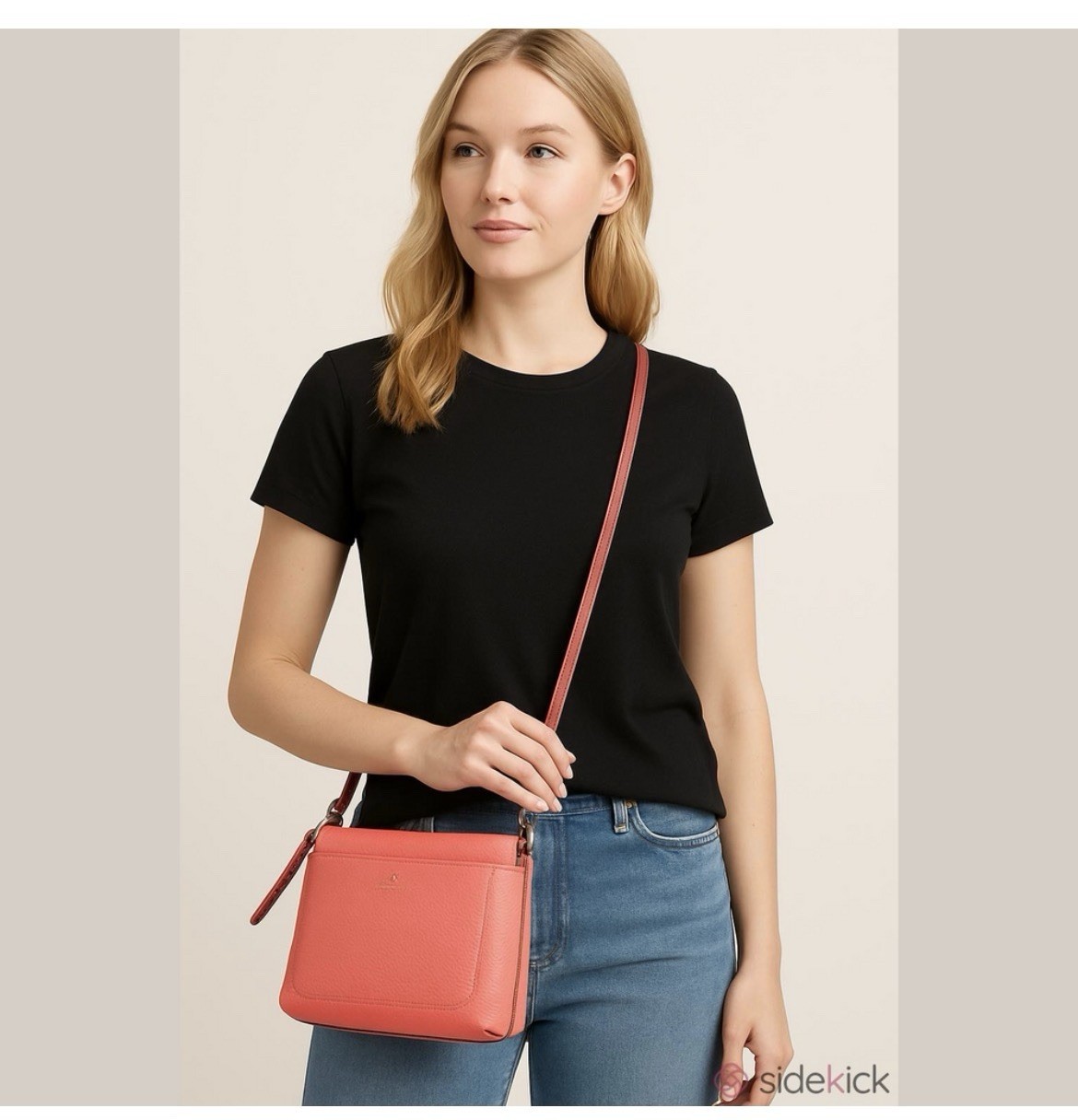 Women’s Kate Spade Coral Crossbody Bag One Size with Adjustable Shoulder Strap