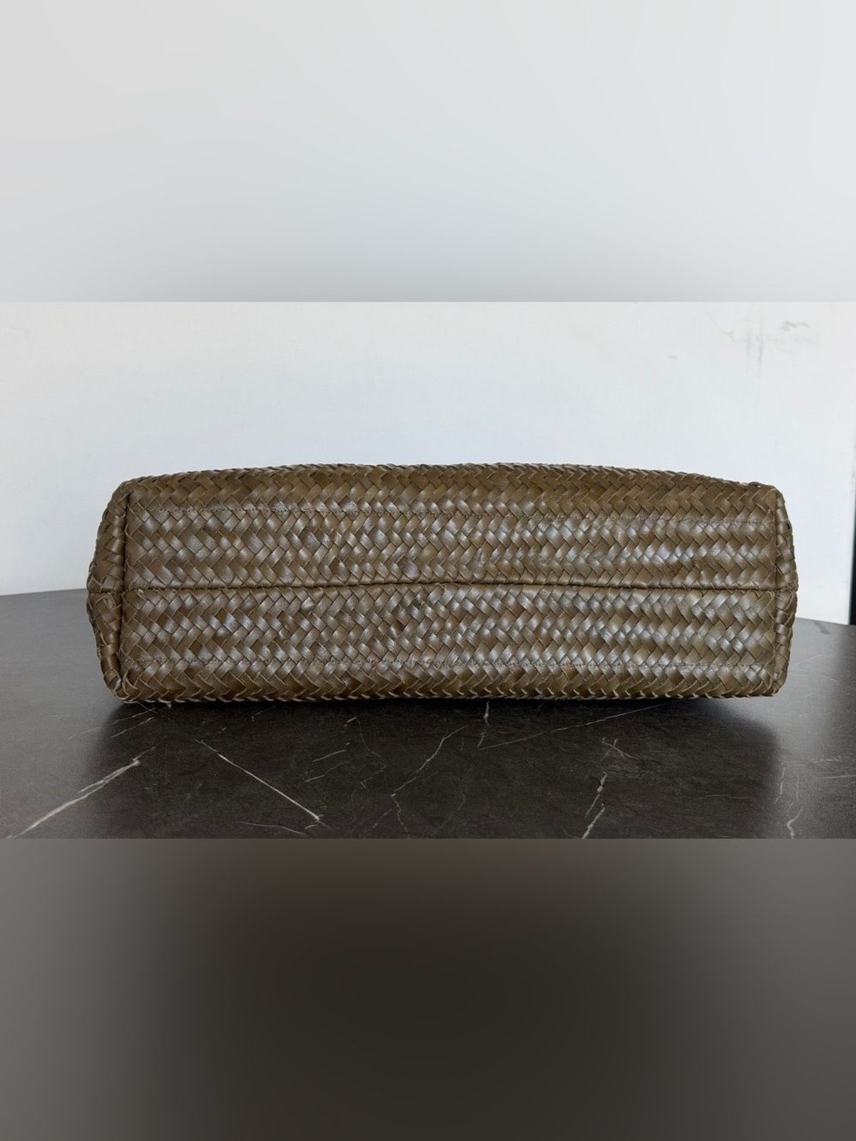 Madewell The Signature Woven Shoulder Bag (Color: Coffee Bean)