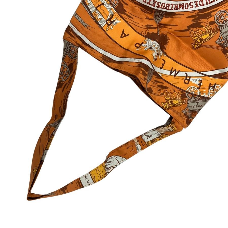 HERMES Bag: Brown Orange W24H32D13cm w/o accessories;