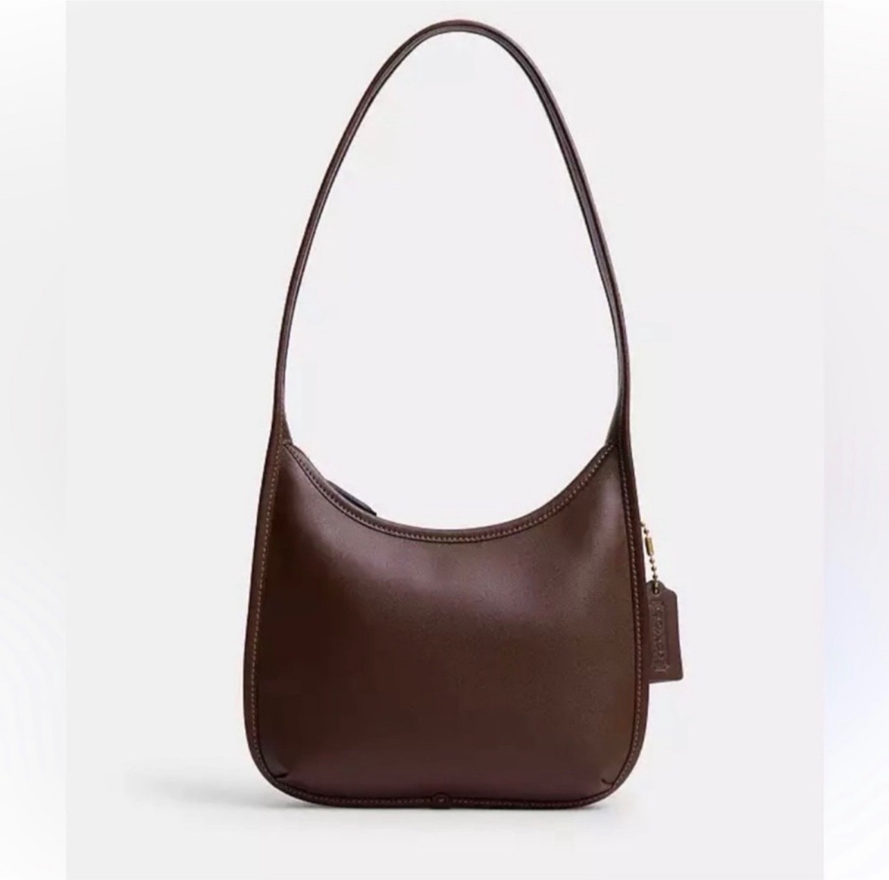 coach curve zip shoulder bag