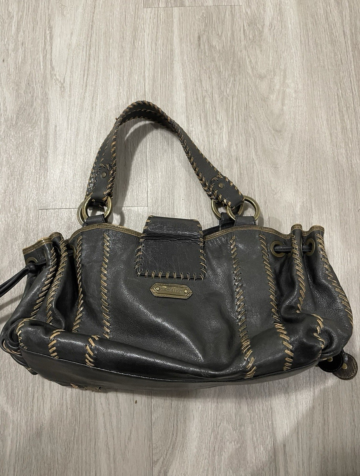 Isabella Fiore Leather Boho Style Handbag