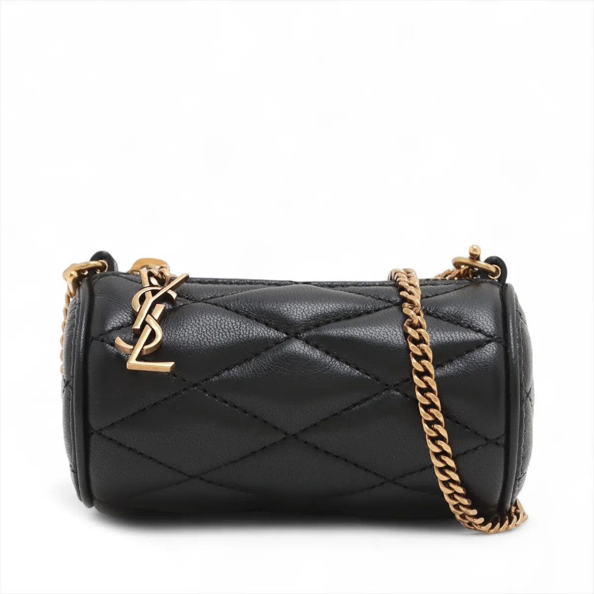 Saint Laurent Paris Sade micro tube bag Leather Chain Shoulder Bag Black 796296