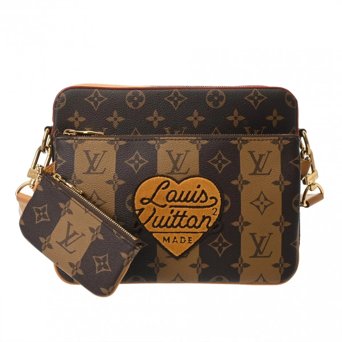 Louis Vuitton LV M45965 Shoulder Bag Monogram Canvas Brown #WB1627