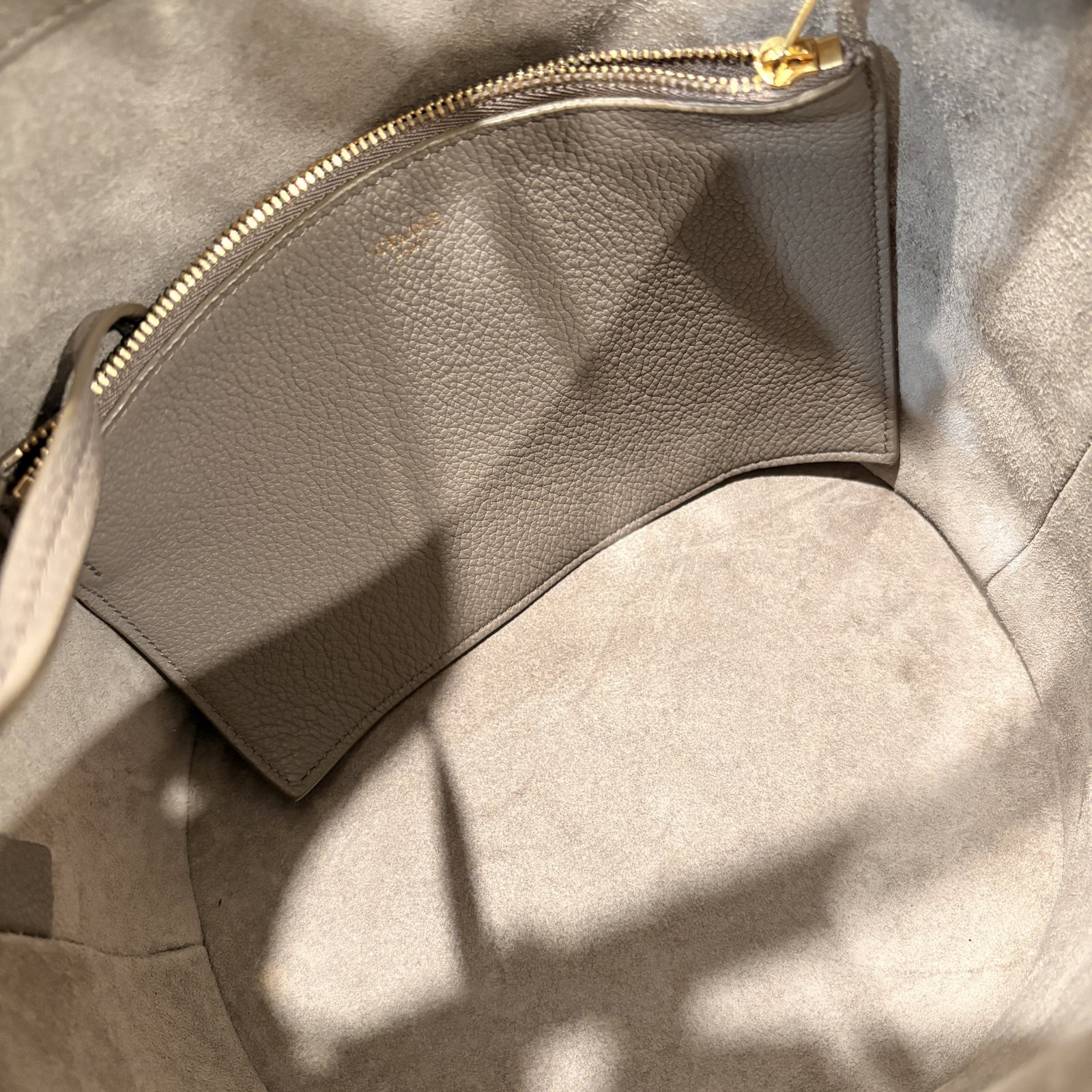 Celine Bucket Grey Calfskin (zs012926c8)