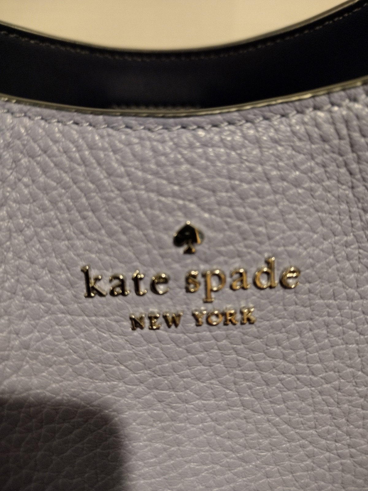 Kate Spade New York Blue/Black Colorblock Shoulder Bag, Zip, Lined, Pockets