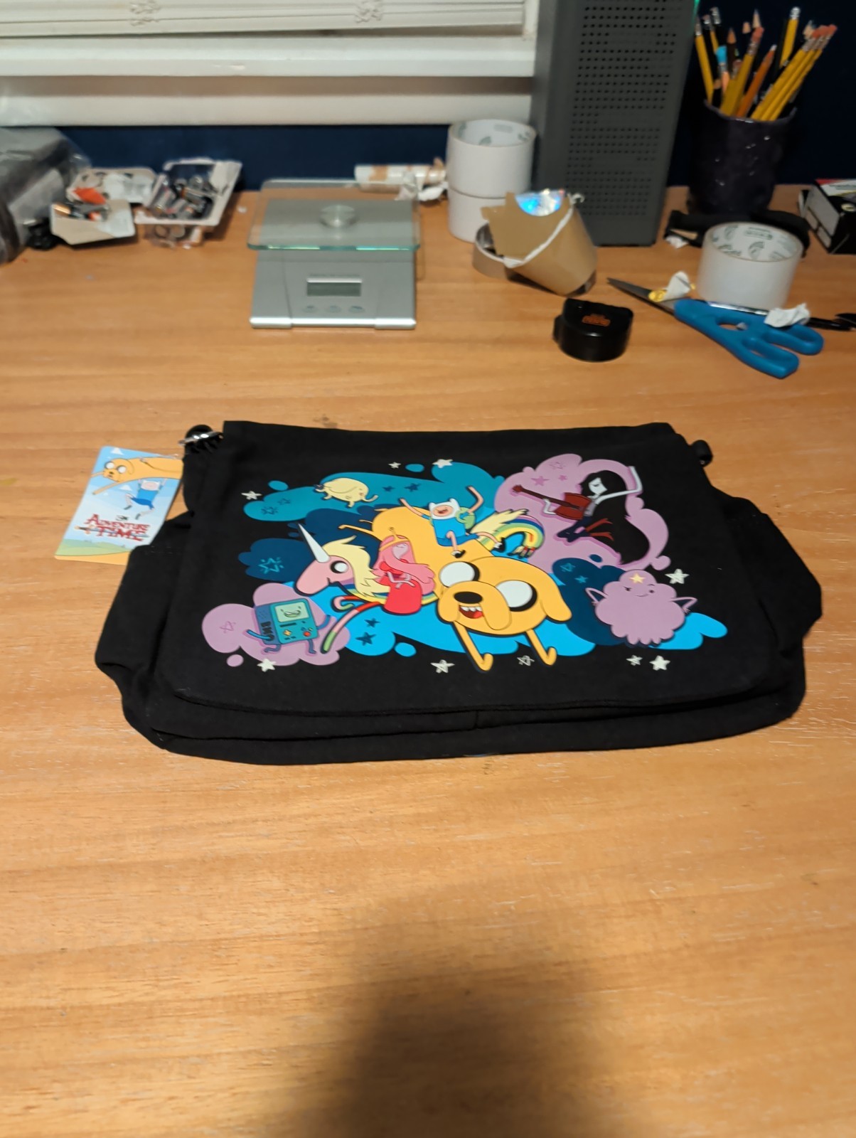 Cartoon Network | Adventure Time | Messenger Bag with Charm | *NWT